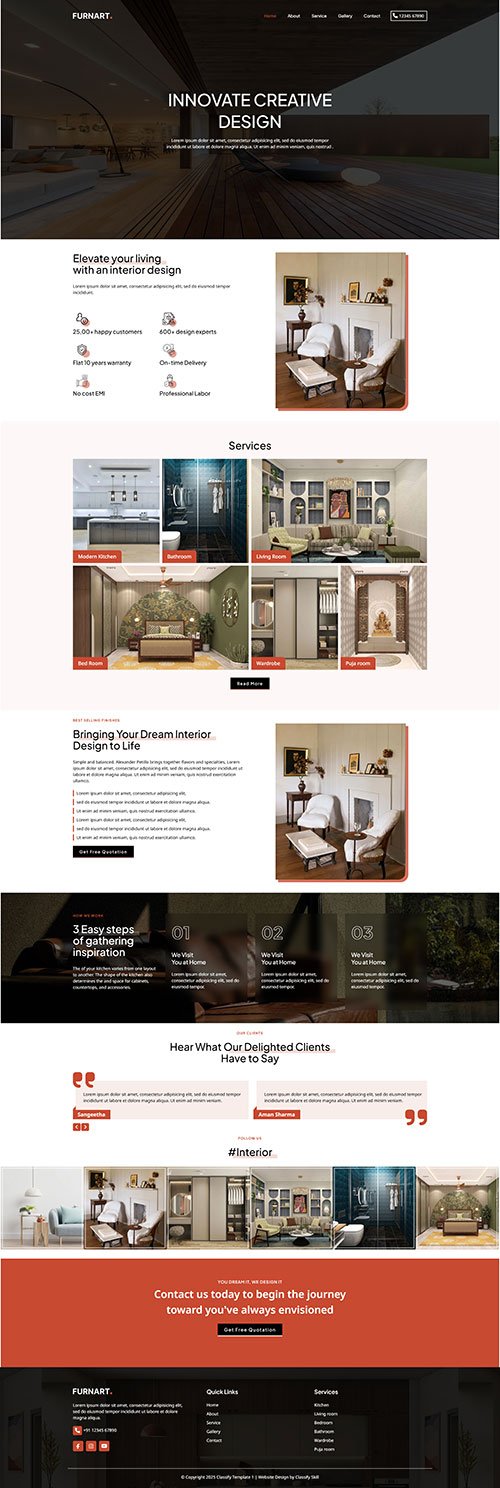 Home interior service