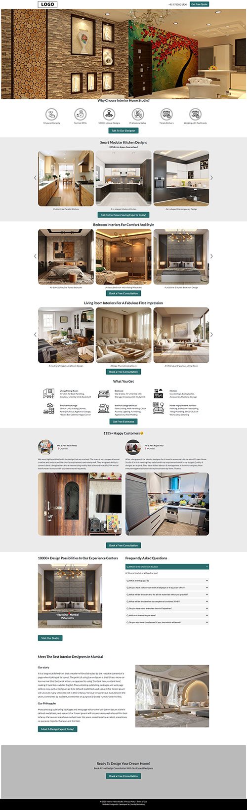 Interior home studio